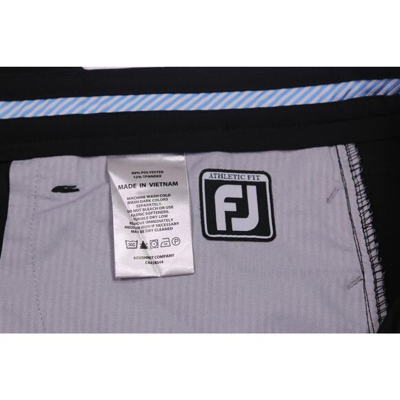 Footjoy Athletic Fit Current Black 5 Pocket Performance Pants Men's 35x32 - Picture 7 of 7